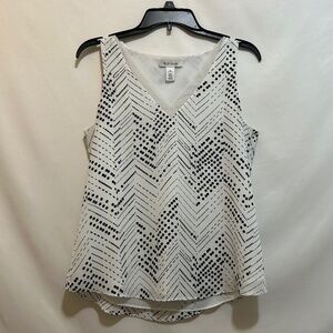 White House Black Market Sleeveless Blouse, with Lining Size XS